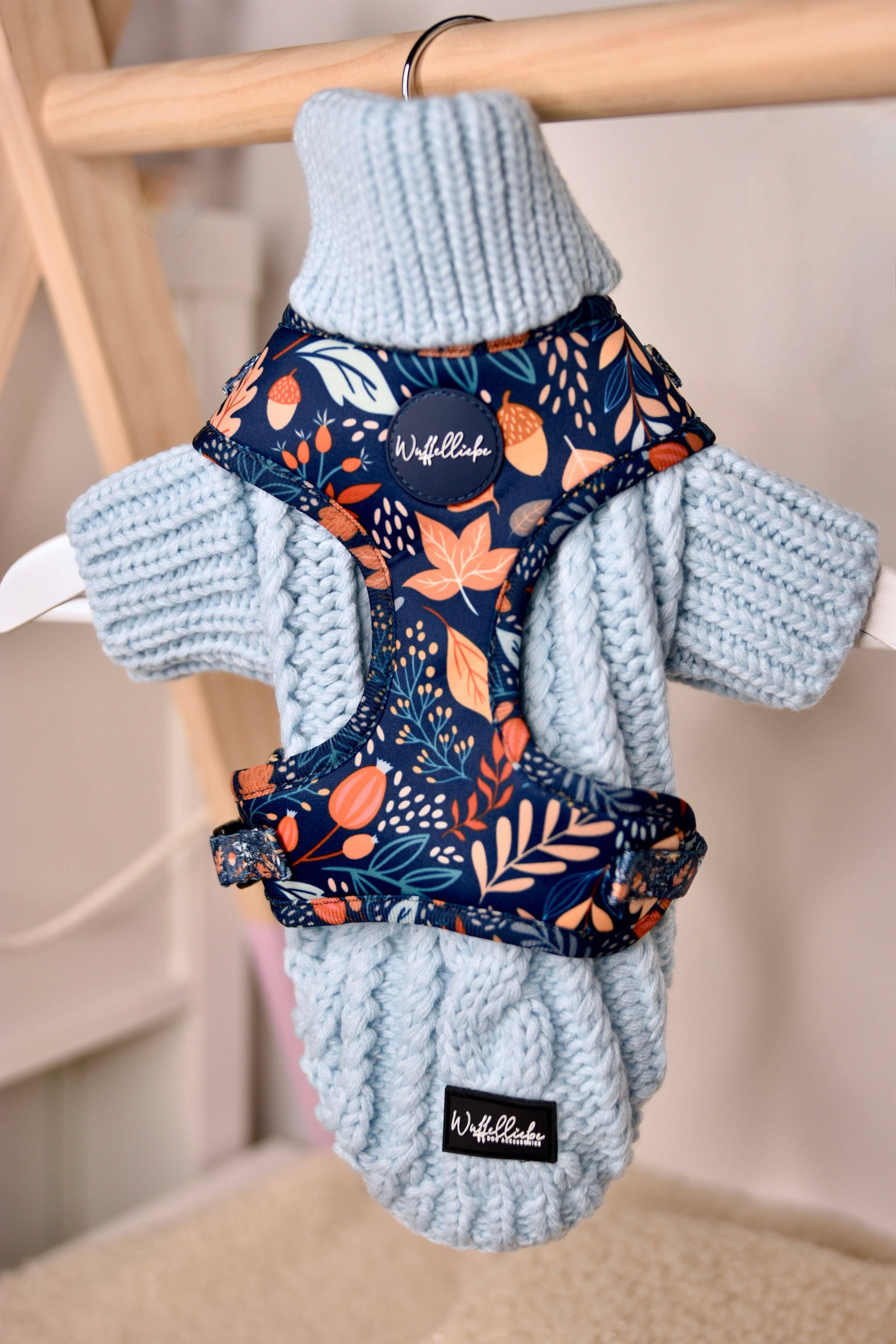 Wuffelliebe - Wholesale Pet Sweater - Dog - Cosy Jumper - Baby Blue2