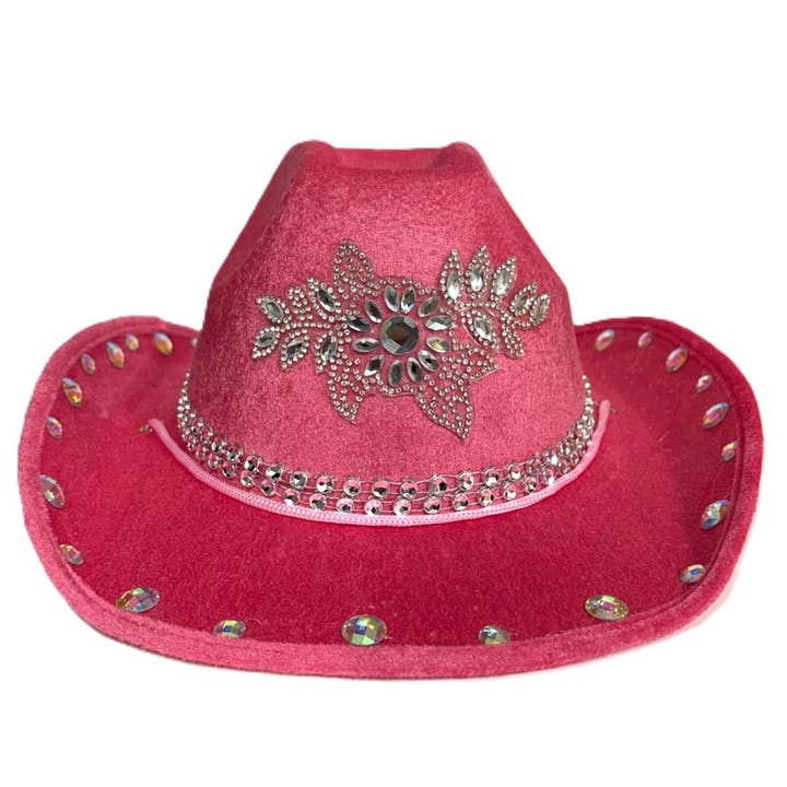 Stylex Party - Wholesale Cowboyhoed - Dames - Diamanten Cowgirl Hoeden Festivaljuwelen Concertaccessoires5