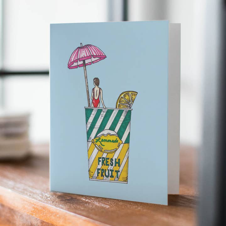 Dels Lemonade Lykønskningskort for engroshandel hos Cute Salute