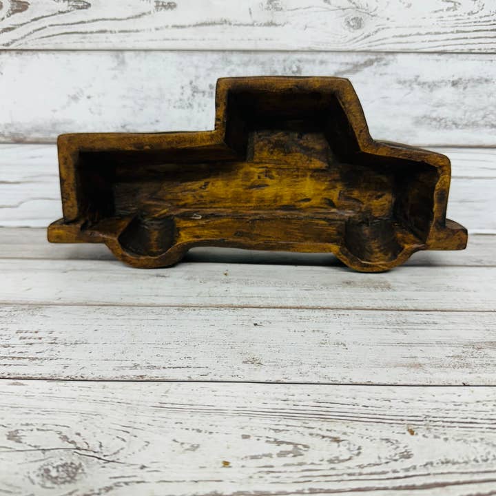 VALENTINA IMPORTS INC - Wholesale Candle Holder - Little Truck Dough Bowl Candle Ready