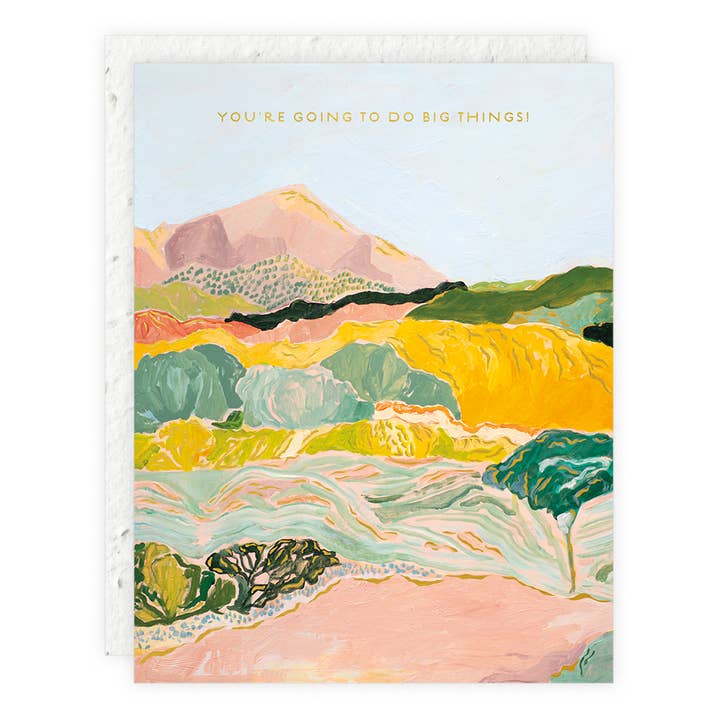 Magical Mountains Congratulations Card for wholesale by Seedlings