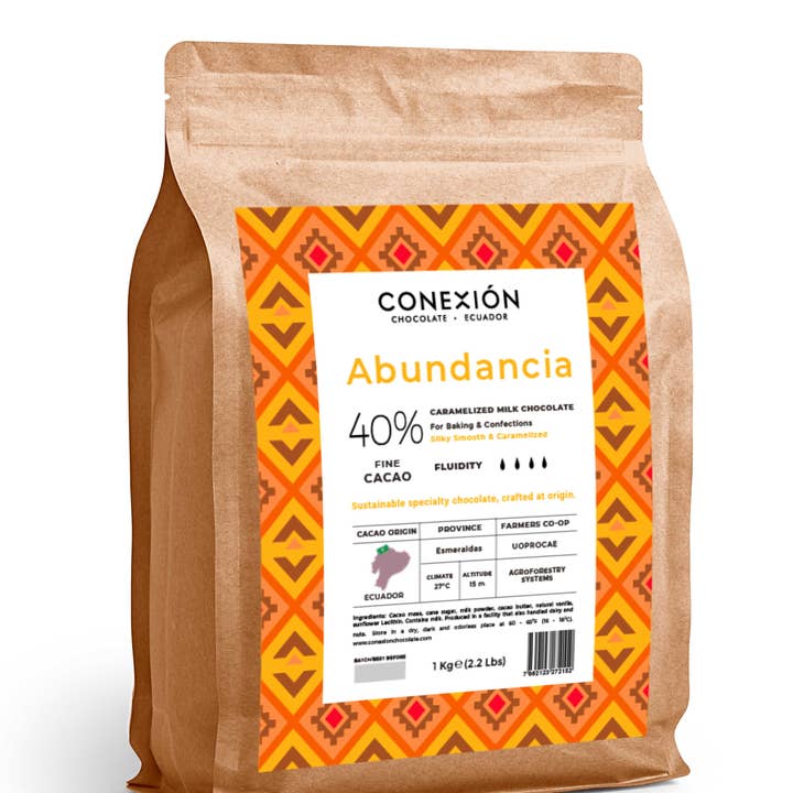 Abundancia 40%: Caramelized Milk Chocolate Couverture and other Purchase Wholesale chocolate mousse. Free Returns & Net 60 Terms on Faire trending on Faire.
