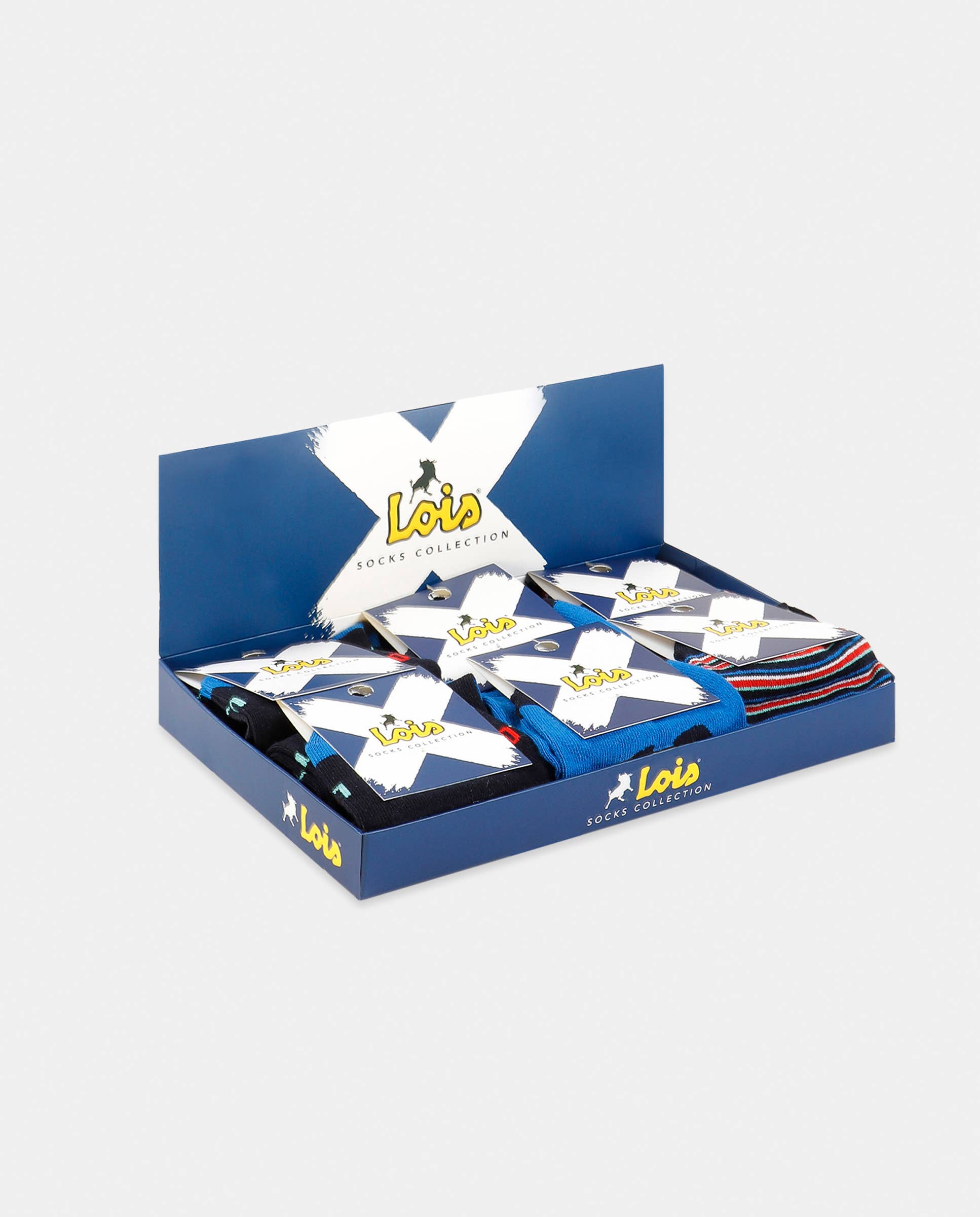 SORTIMENT LOIS Lois Earth Ankelstrumpor för män, (Låda med... för wholesale på Faire1