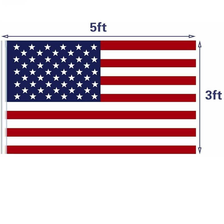 Tsyware - Wholesale Flag - 3'x5'FT USA US U.S.A. American Flag Polyester Stars Large1