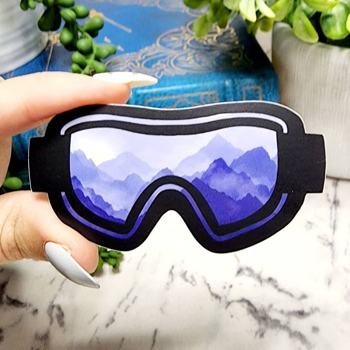 Pegatina para gafas de nieve, regalos de esquí, pegatina de esquí para venta al por mayor de The Dungeon Rose