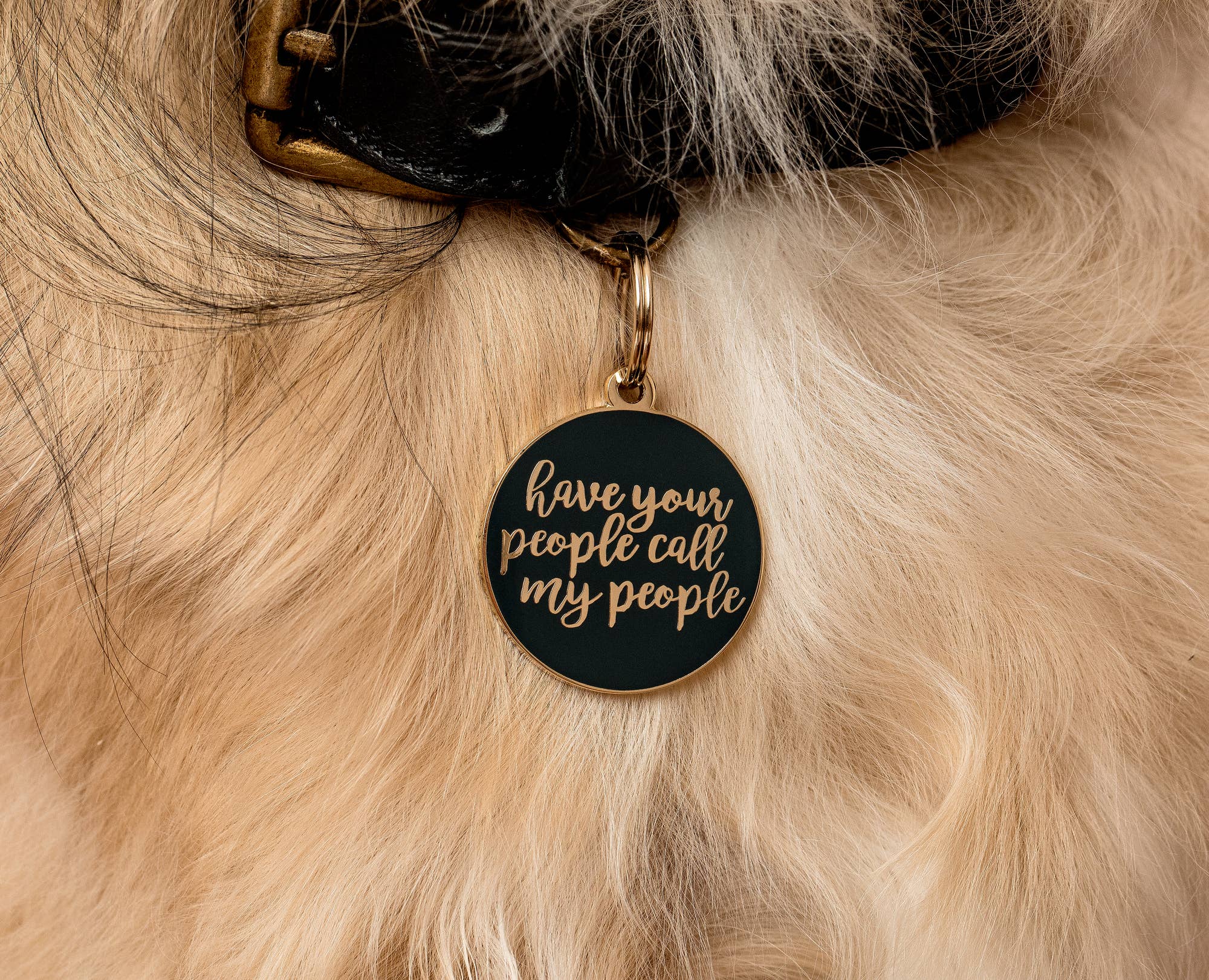 Two Tails Pet Company - Wholesale Pet Identification Tag - Dog - Have Your People Call My People Pet ID Tag4