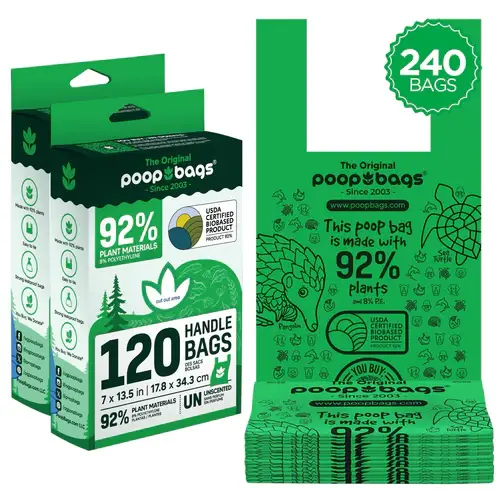 The Original Poop Bags® - Wholesale Pet Poop Bag - The Original Poop Bags® 92% Plants Handle Tie Poop Bags1