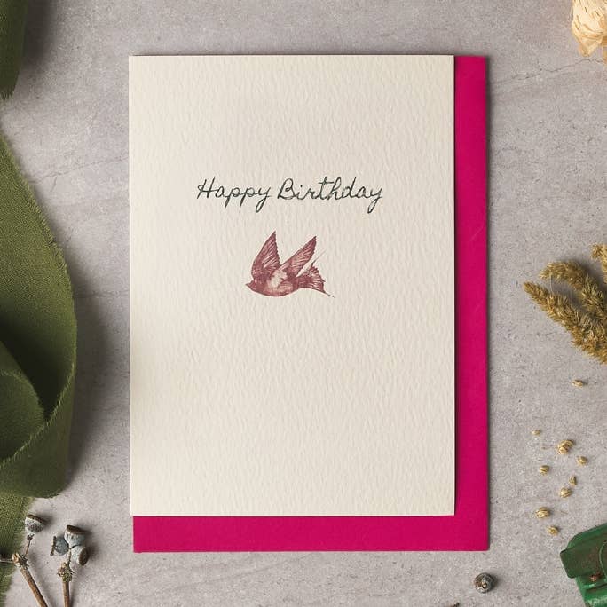Flying Bird verjaardagskaart voor wholesale door byOliviaBell