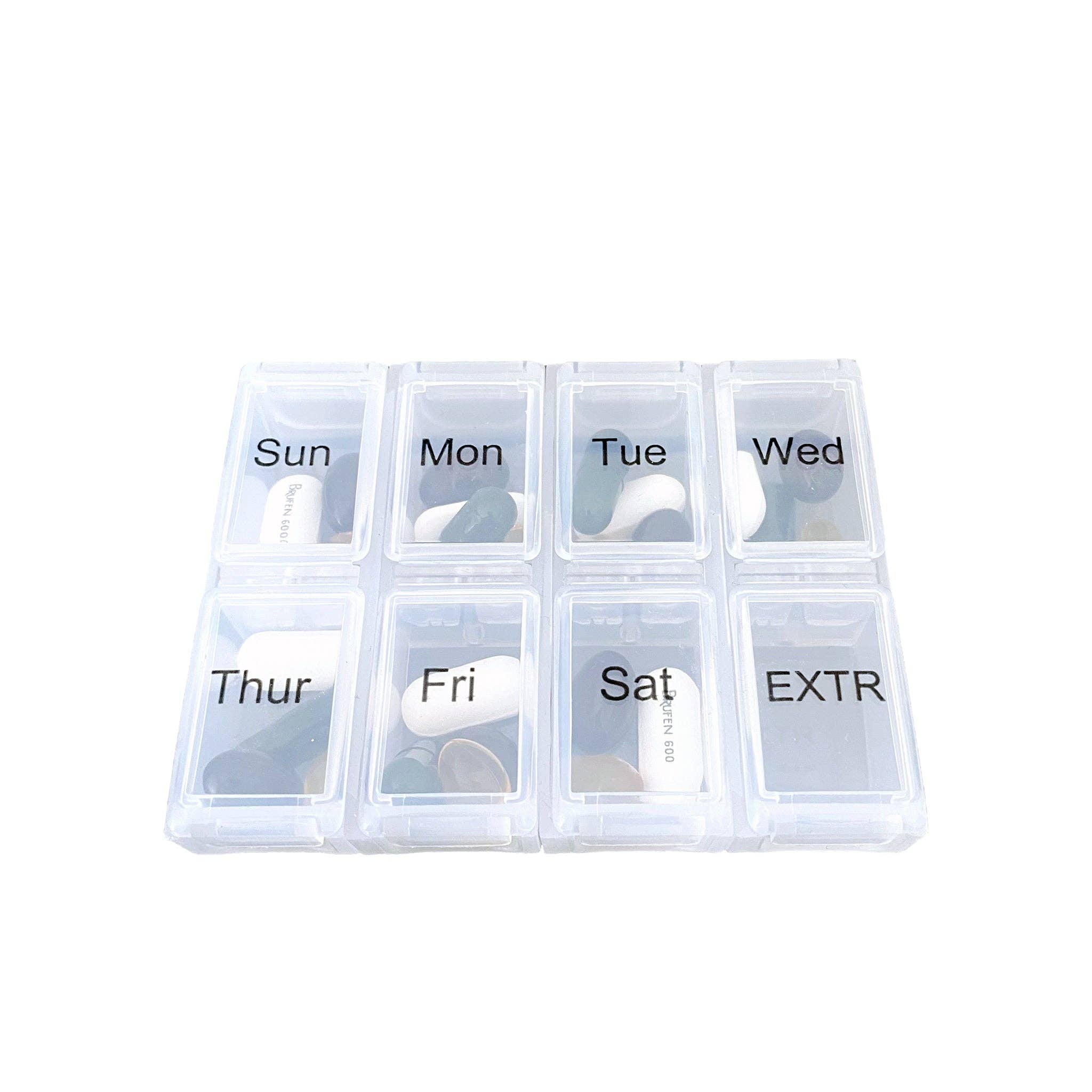 Bag-all Europe - Wholesale Pill Organizer - Pill Box w Daily Insert, S – Striped10