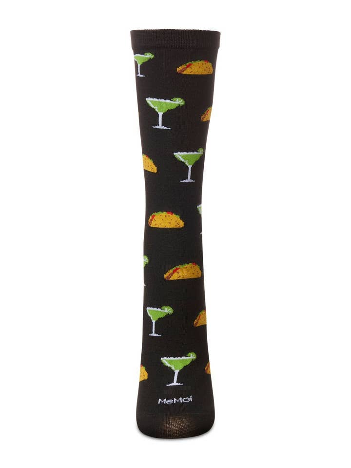 Black It's Tuesday Somewhere Crew Sock for wholesale on Faire2