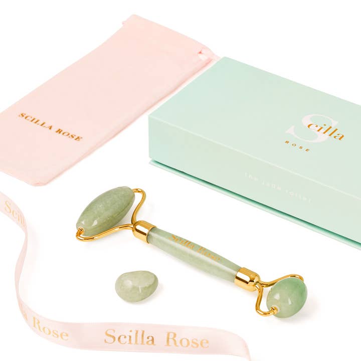 Scilla Rose - Wholesale Face/Beauty Roller - Jade Face Roller - Beautifying Facial Massage Tool