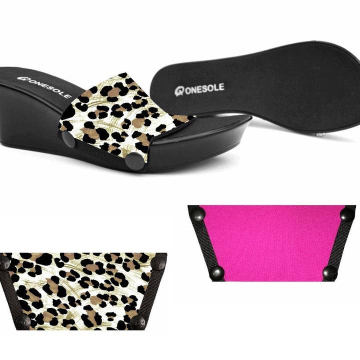 * An Elegance Black Grassy Leopard Travel Kit* for wholesale by Onesole