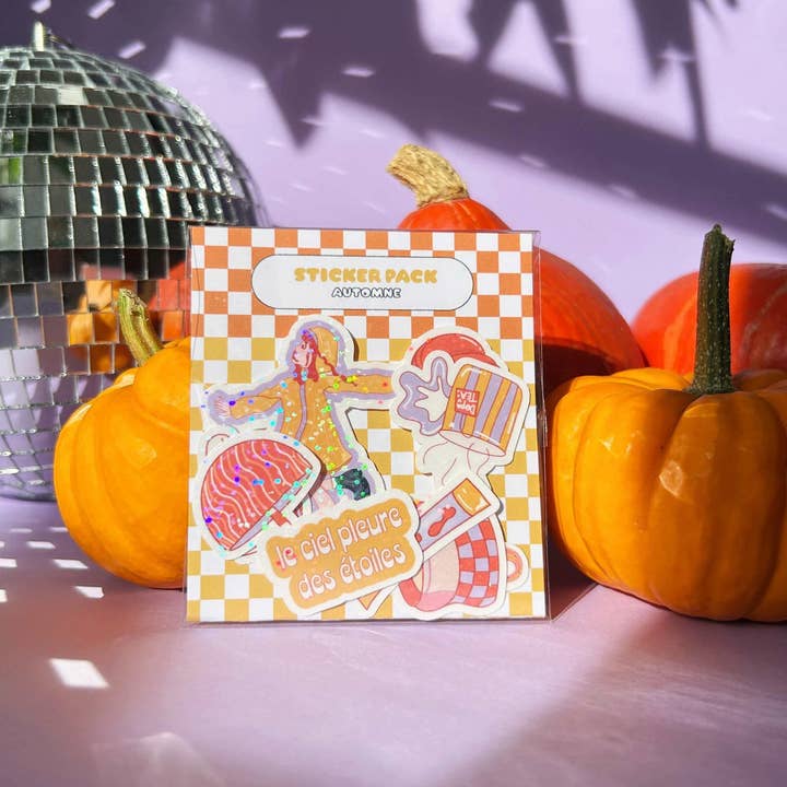 Regnpaket klistermärken för wholesale av bloomie