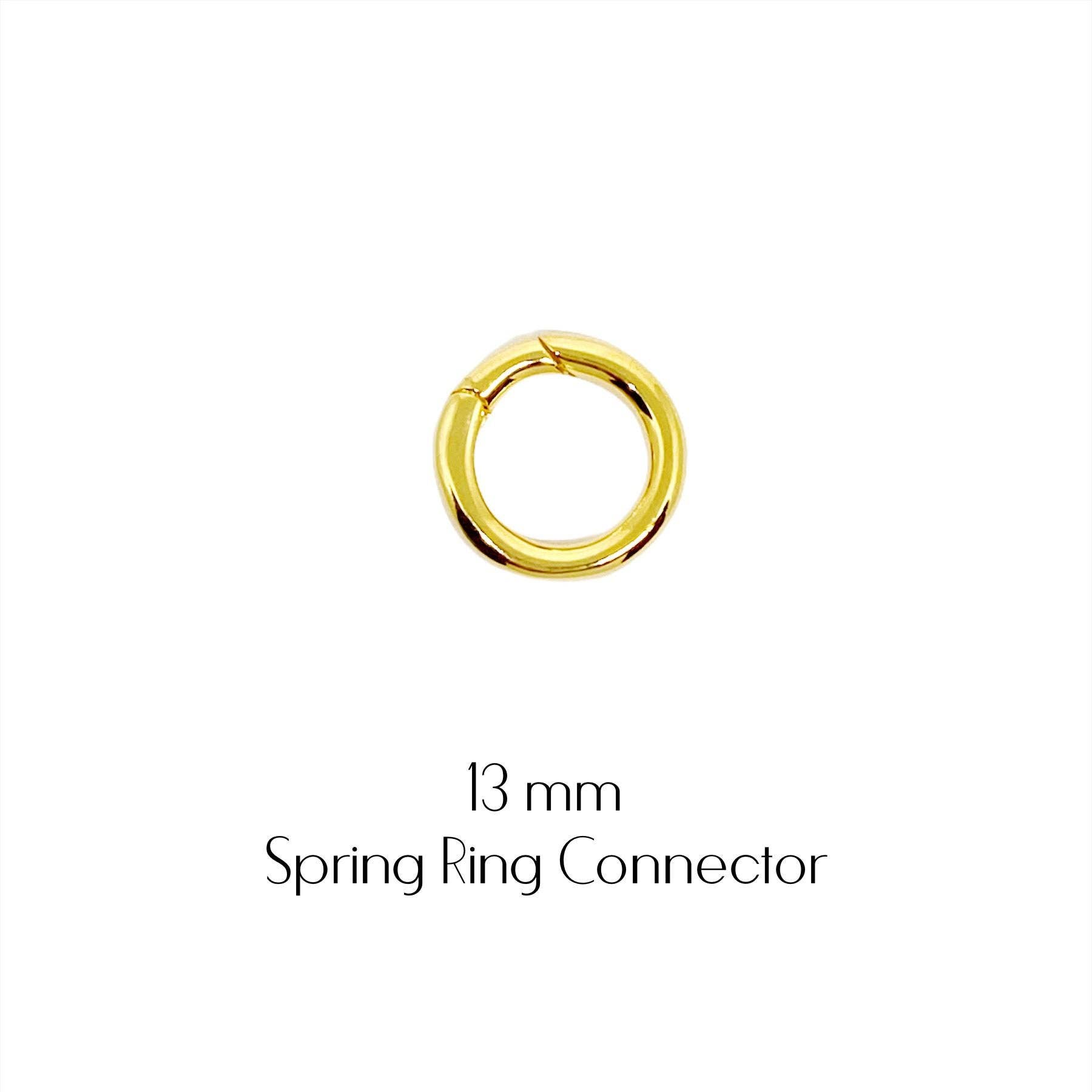 GoldFi - Vendita all'ingrosso Ciondolo/pendente - Moschettone con connettore in oro 18 carati per catene, ciondoli e ciondoli6