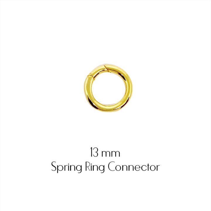 GoldFi - Vendita all'ingrosso Ciondolo/pendente - Moschettone con connettore in oro 18 carati per catene, ciondoli e ciondoli6