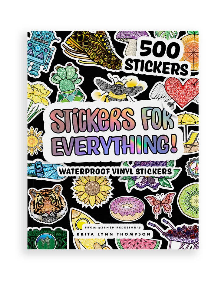Stickers for Everything: A Book of 500 Waterproof Stickers! for wholesale by Blue Star Press