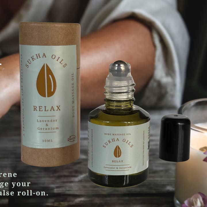 Relax 15ml x9 Pack, Aroma Roll-on for wholesale by Merocoat UK