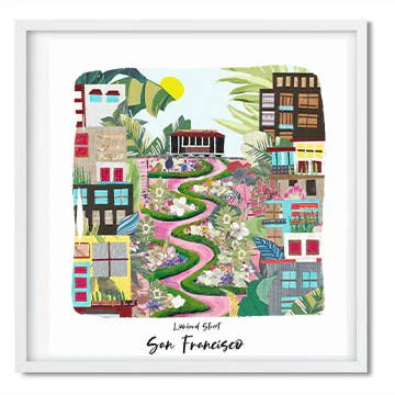 Stampa d'Arte Collage Lombardo per la vendita all'ingrosso da parte di Jennifer Clifford’s Adventures in Collage