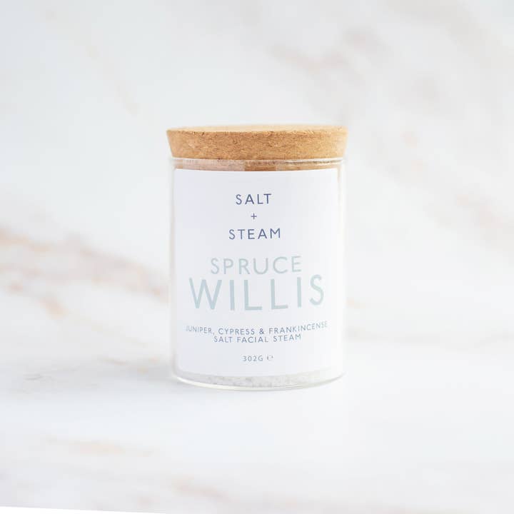 Salt + Steam - Wholesale Facial Steam - Spruce Willis - Juniper & Cypress Facial Steam 50g & 200g