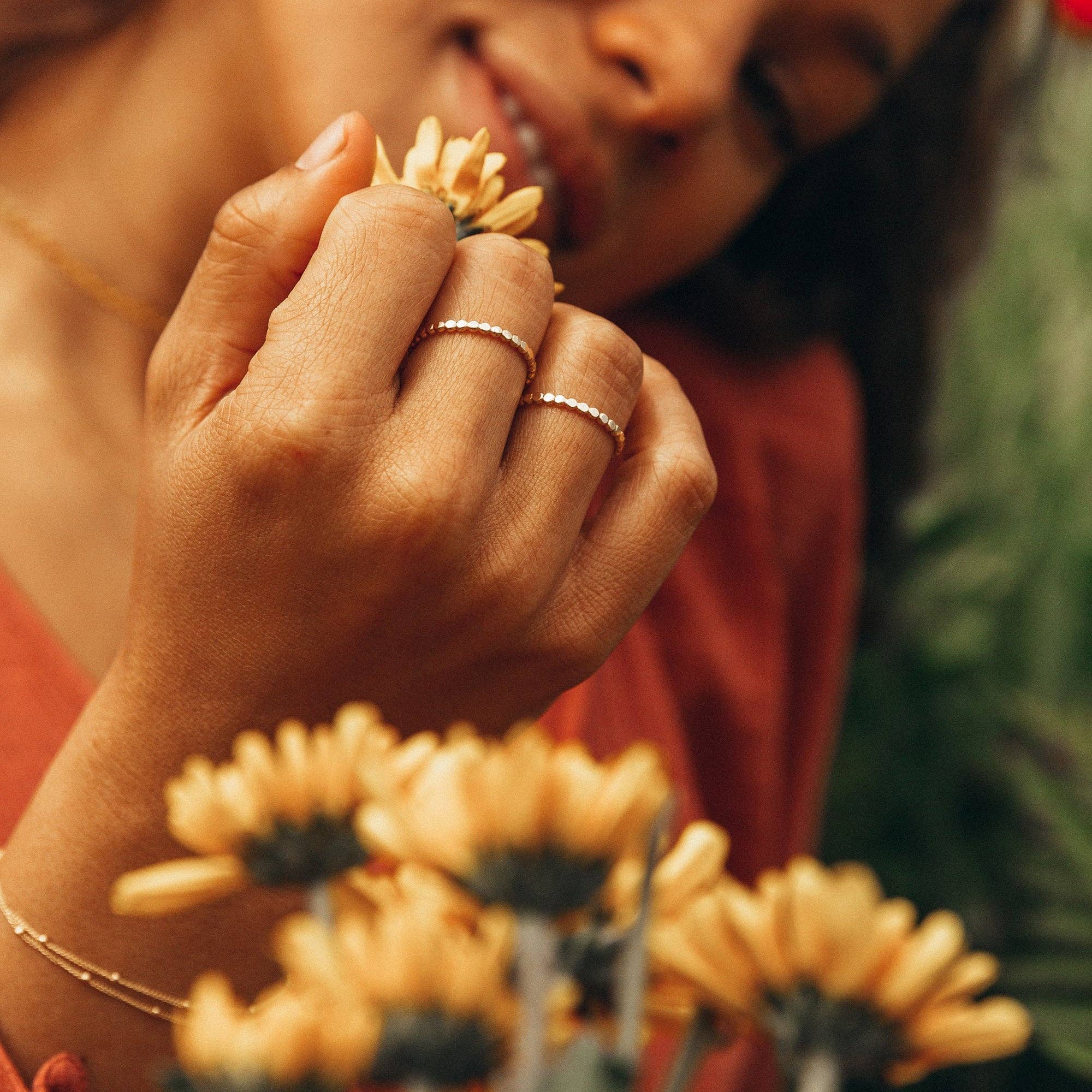 Made By Mary - Vendita all'ingrosso Anello midi/a fascia - Anello papavero8