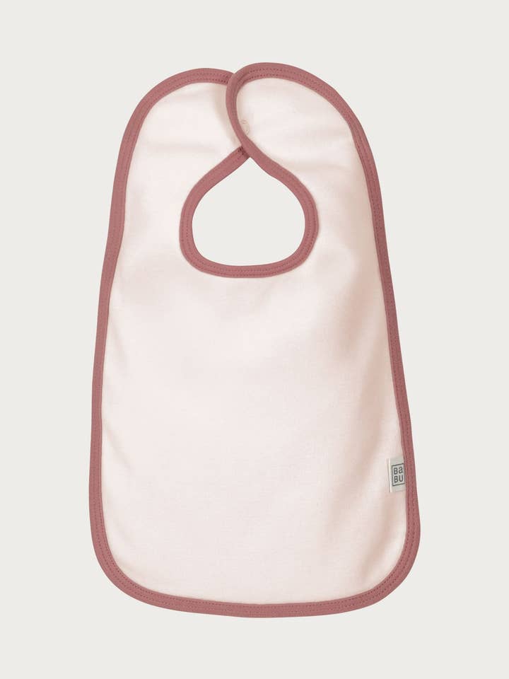 Organic Cotton Bib - Petal Contrast for wholesale by Babu