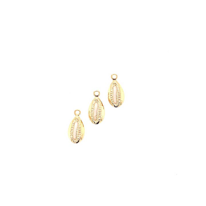 The Bead Bazaar - Wholesale Individual Charm/Pendant - Mini Puka Shell, Gold Filled Puka Shell Charm, Bulk Jewelry Making Charms, Shell Charms, Shell Pendant, Gold Filled Charm, Shell Jewelry, Wholesale