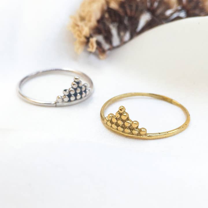 Anillo India Bindi Triangle para venta al por mayor de FERN