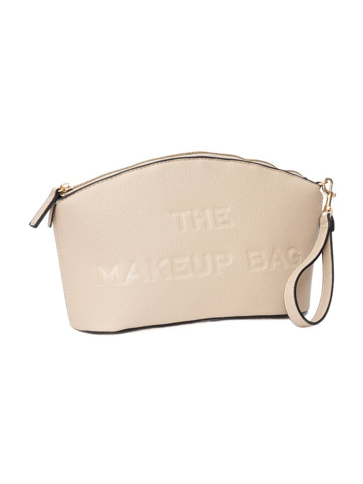 Large Embossed Makeup Bag for wholesale by Embellish Your Life