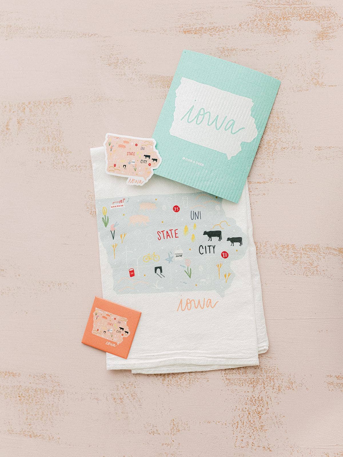 Doe A Deer – Großhandel Aufkleber – Iowa-Aufkleber3