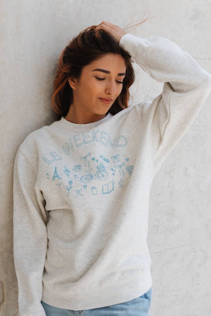 Crowned Free - Wholesale Graphic Sweatshirt - Women's - Le Weekend Sweatshirt  3