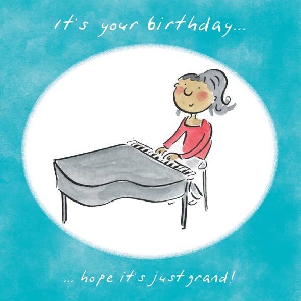 Just grand birthday card for wholesale by Inky Blue Ltd t/a Holy Mackerel