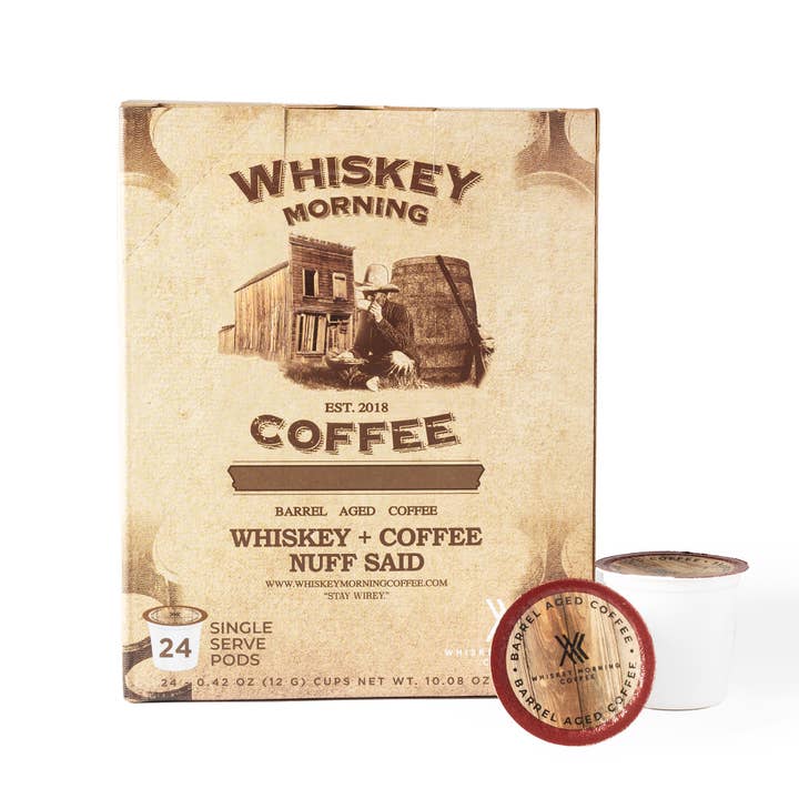 Whiskey Morning Coffee - Wholesale Ground coffee - Barrel Aged Single Serve Coffee Pods