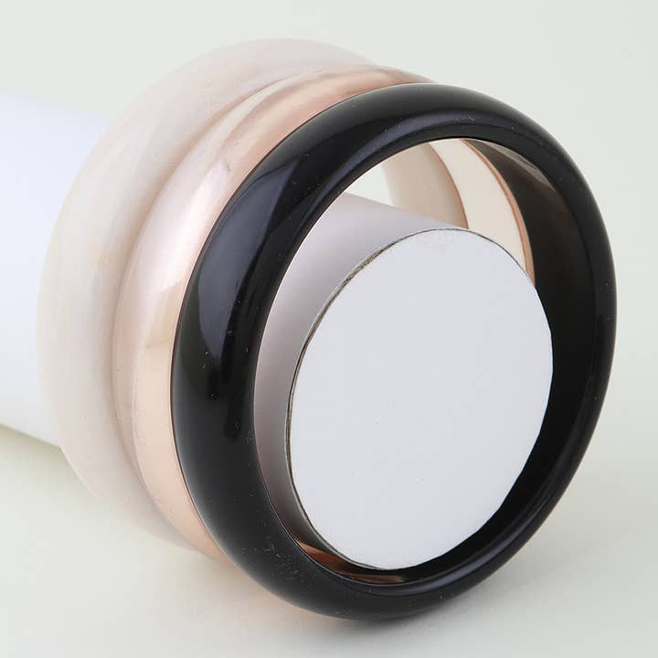 Classic Triple Stone Wrap Bangle Bracelet for wholesale by 3AM BY H&D ACCESSORIES