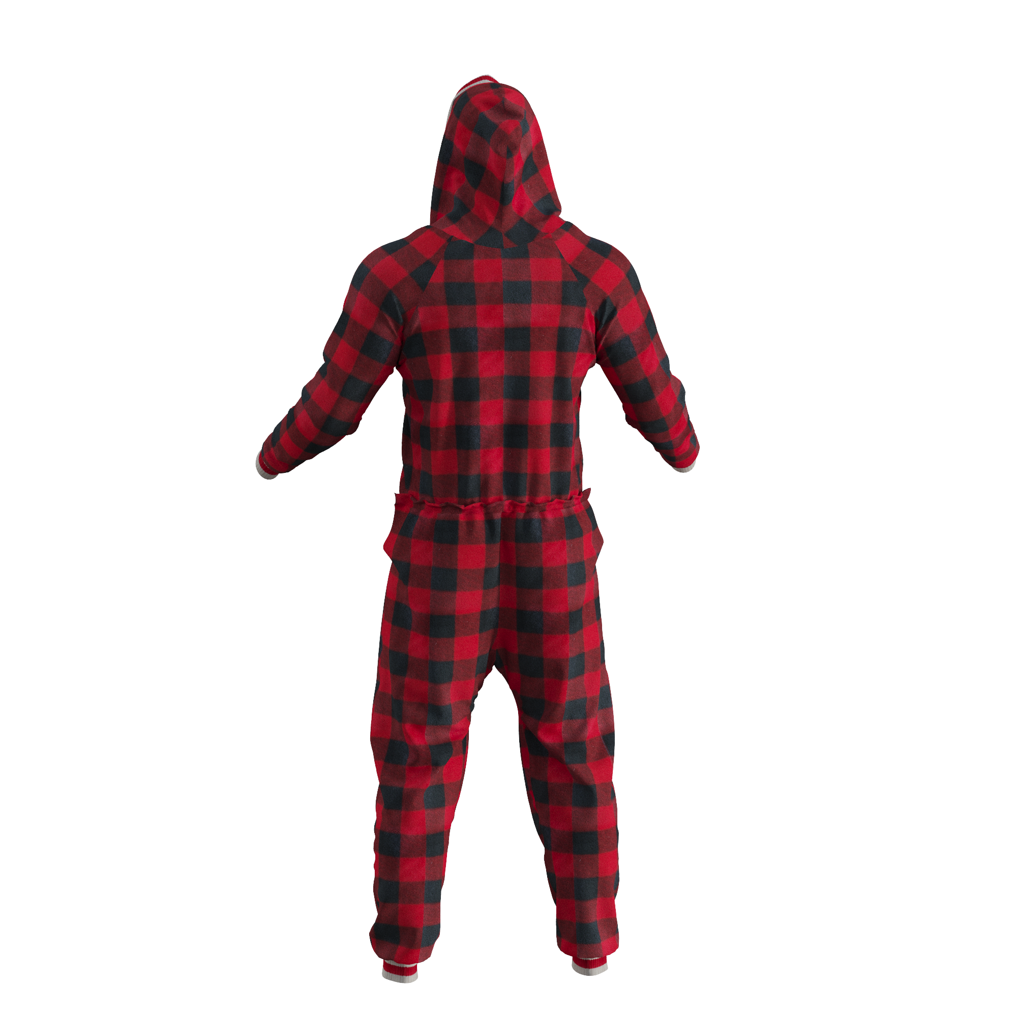 POOK - Wholesale Onesie - Unisex - Pook Onesie - Red (Adult Unisex)20