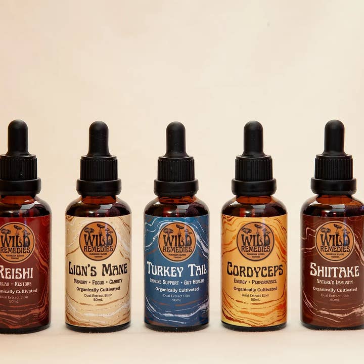 Wild Remedies – wholesale Elixir – Organic Reishi Mushroom Elixir/ Tincture/ Extract