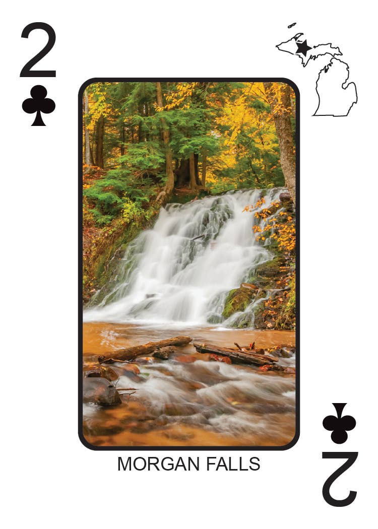 Phil Stagg Photography - Wholesale Playing Cards - WATERFALLS OF MICHIGAN - Playing Cards - Euchre Friendly16