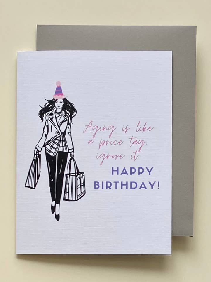 Altern ist wie ein Preisschild. für den Großhandel von Just Jubilant LLC