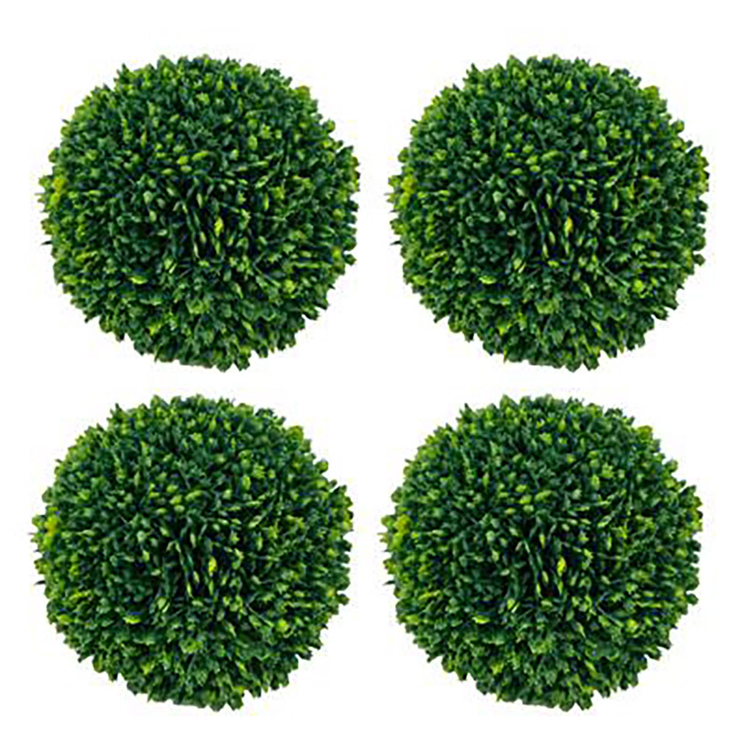 A&B Home Group Inc. - Wholesale Artificial Plant - S/4 D6" Faux Boxwood Ball Bowl Filler - Green0