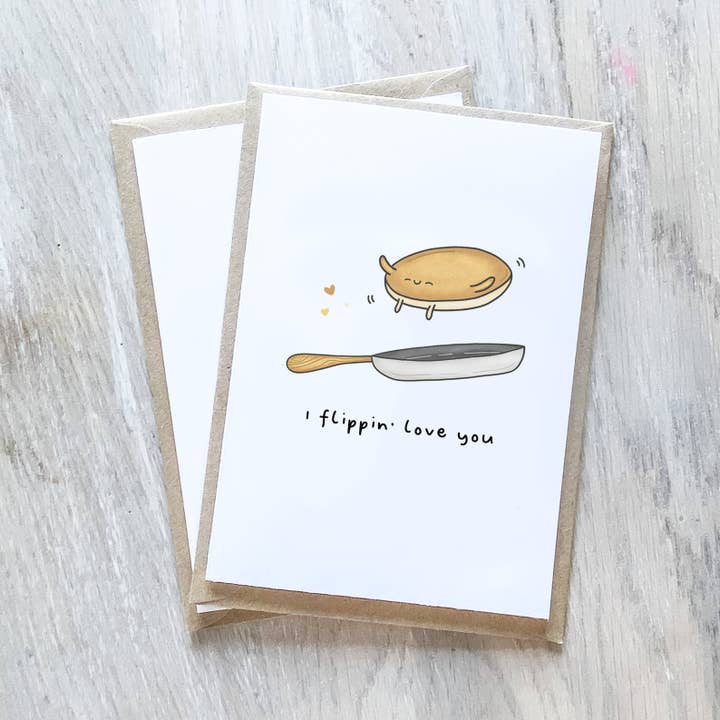 Cherrelle Slaney - Wholesale Love card - I Flippin' Love You - Pancake Card3