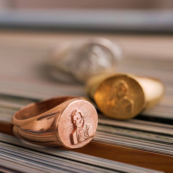 Van Gogh Art Silver 18 Kt bronsring för wholesale av Gabbo Design