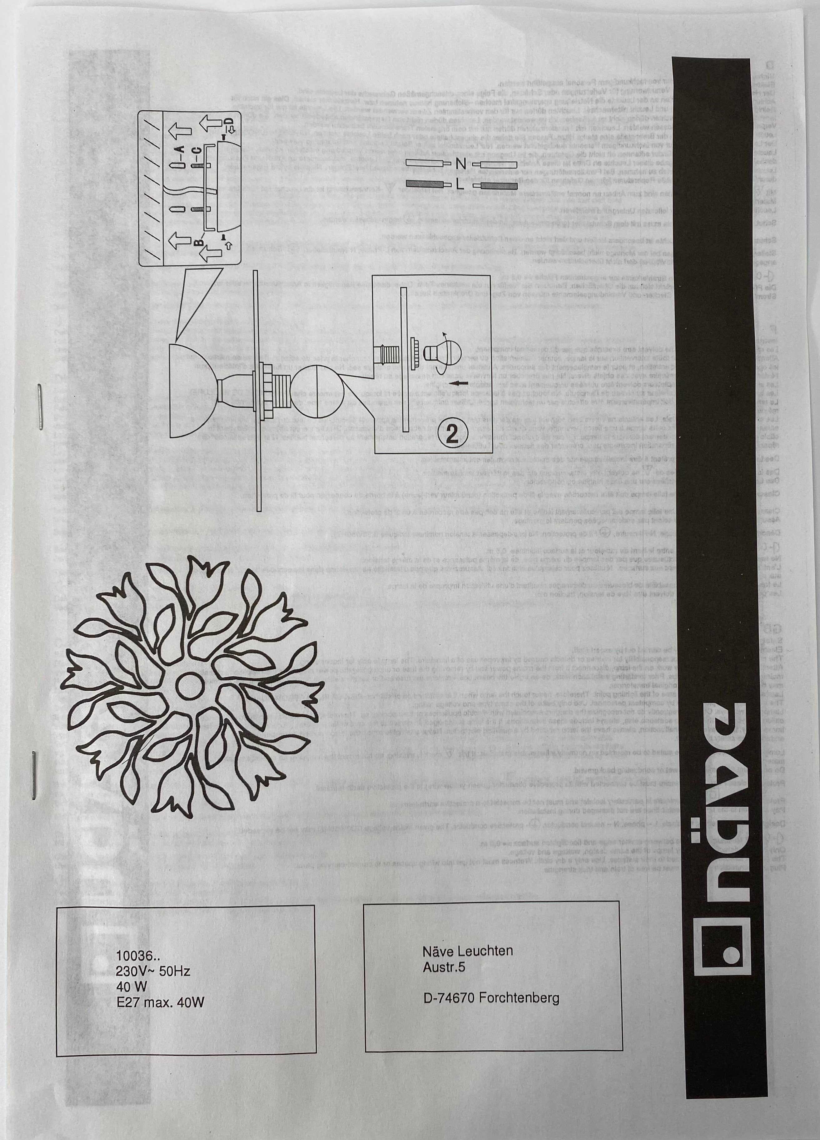 Salzmann Restwaren GmbH - Wholesale Lamp Shade - Näve Lamp12