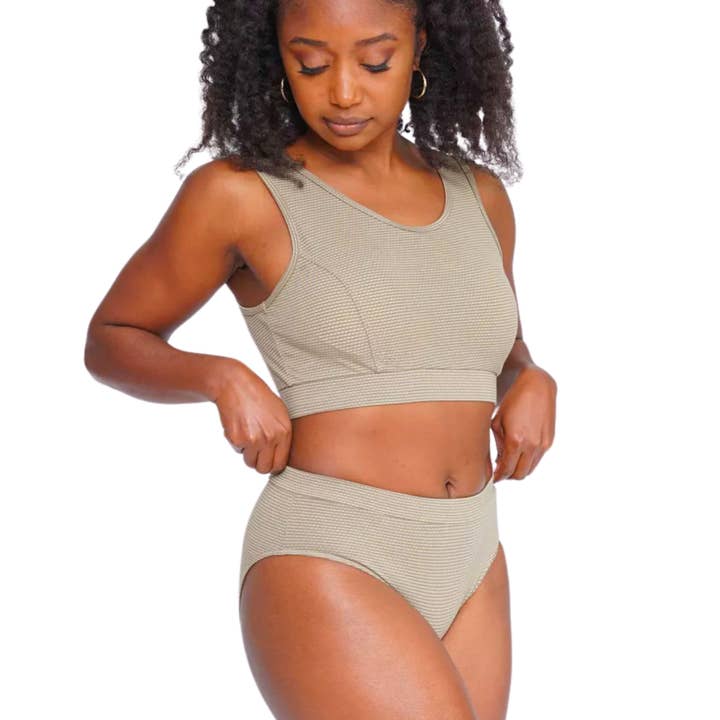 Bralette Resistente ao Fogo sem PFA por atacado de Oya Femtech Apparel