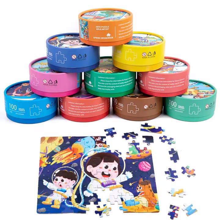 JSBlueRidge Toys - Wholesale Puzzle - Kids - Montessori Jigsaw Brain Puzzle Set For Kids