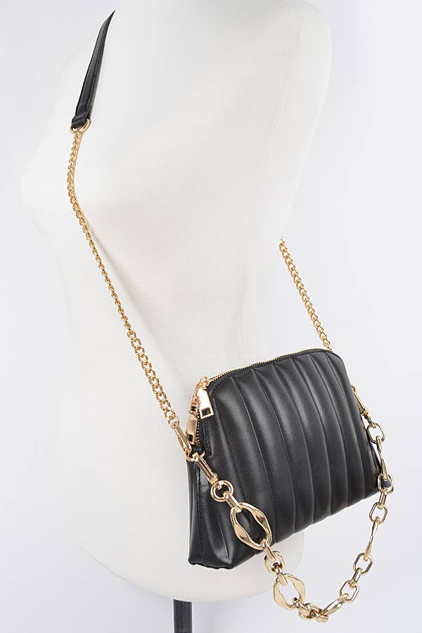 Shop Neighbors - Vente Sac à bandoulière – femme - Pochette chaîne à maillons en simili7