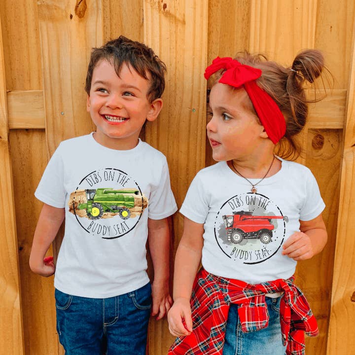 Dibs on the Buddy Seat Kids Tee Shirts for wholesale by AvaryMaeInspirations