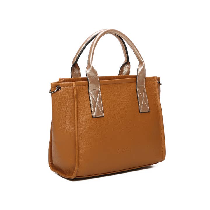 INES DELAURE - Wholesale Tote Bag - Women's - Two-tone tote bags4