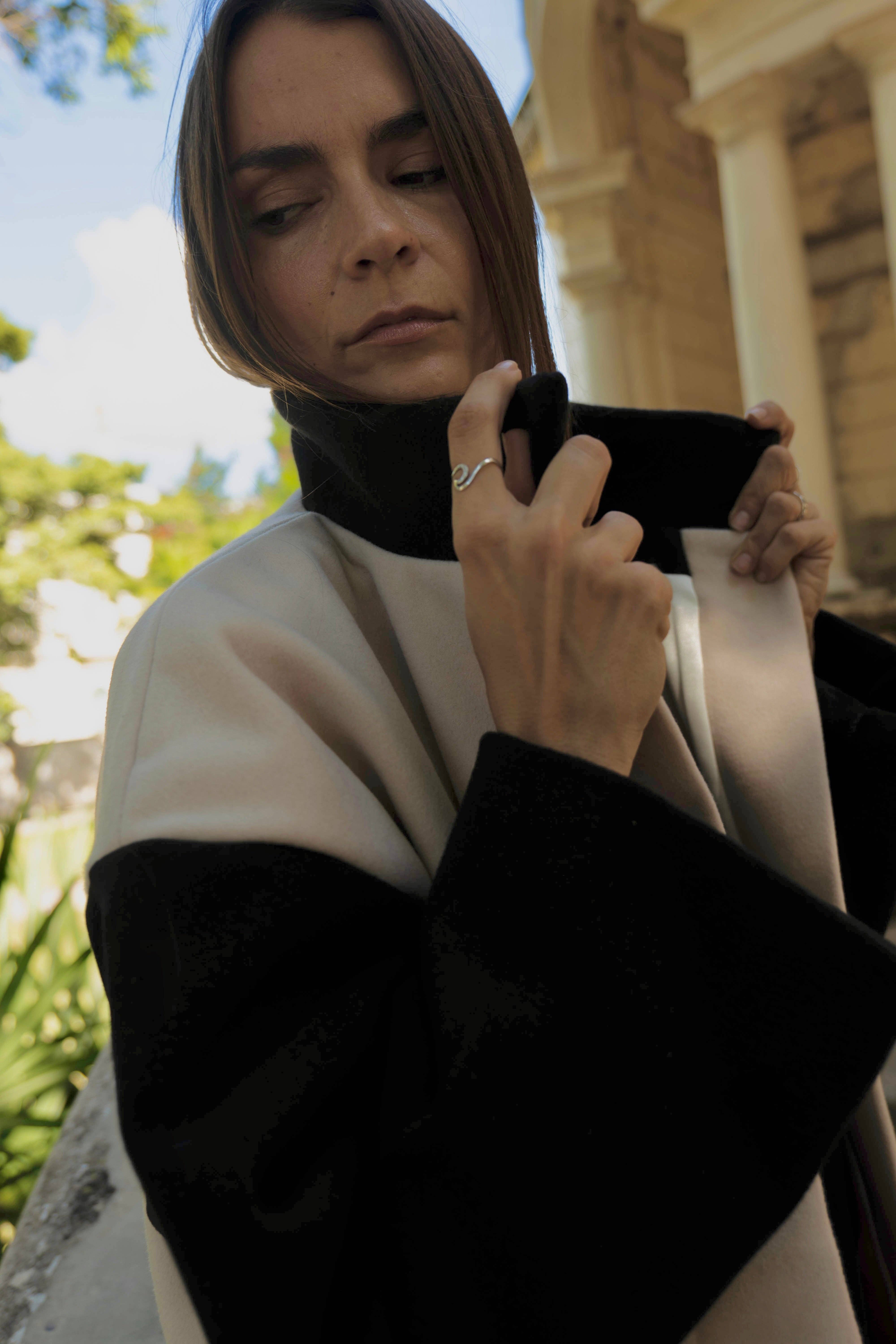 MAS Montreal - Vente Manteau – femme - MANTEAU BABYLON AMANDE ET POIVRE5