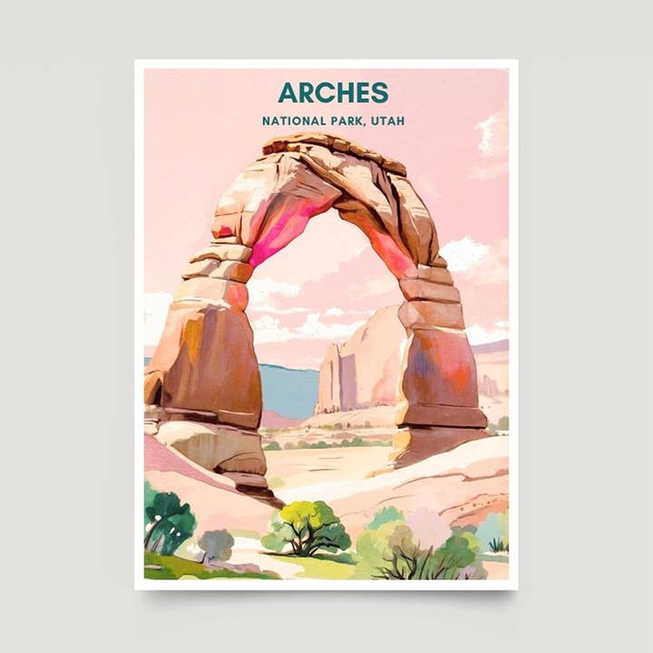 Arches National Park Print for wholesale by Across Our Land