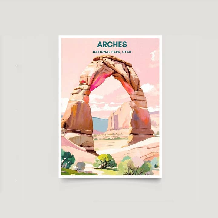 Arches National Park Print for wholesale by Across Our Land