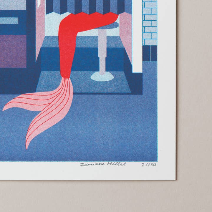 Doriane Millet - Wholesale Art Print - Compliance - A4 risography - Signed limited edition3